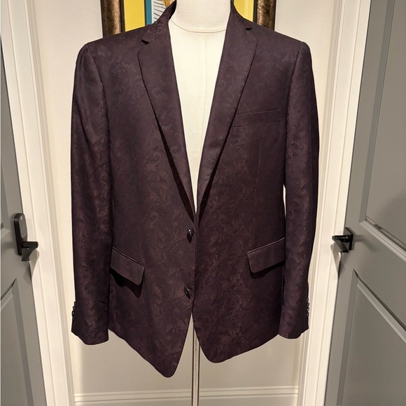 Alfani Other - Alfani Men's Burgundy Purple Blazer Slim Fit NWOT